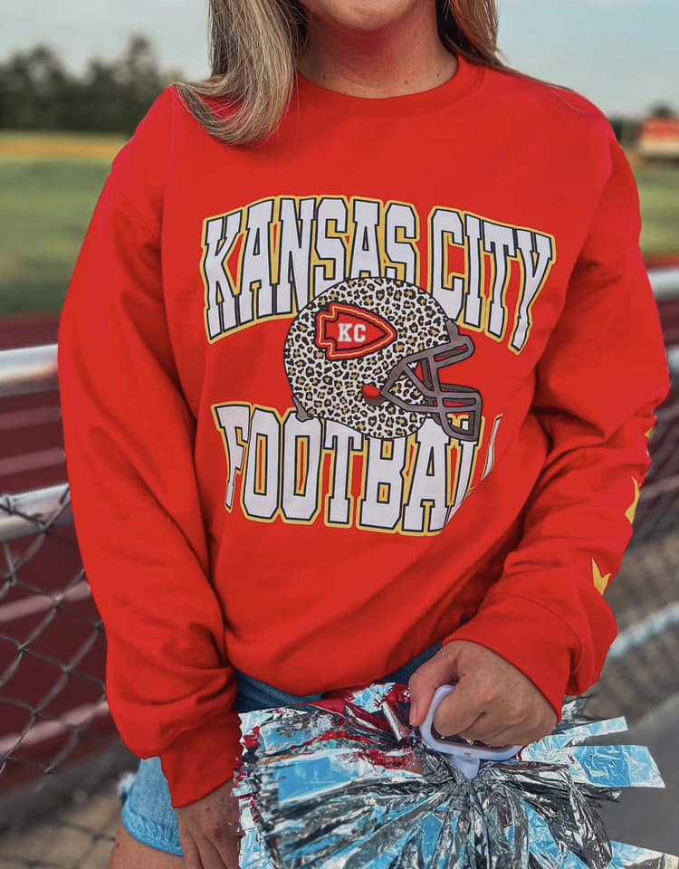 Chiefs Leopard Helmet