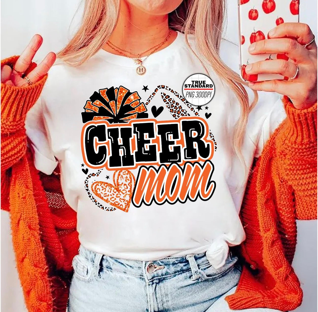 Cheer mom tee