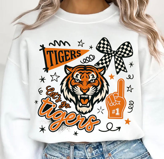 Tigers Doodle Crewneck