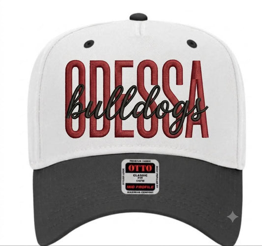Embroidered Hat - “Odessa Bulldogs”