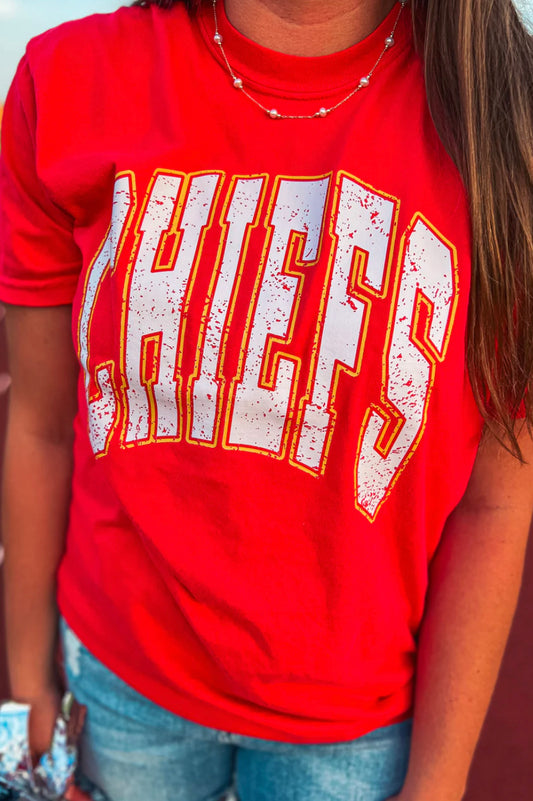 CHIEFS OVERSIZED FONT TEE