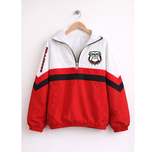 “BULLDOGS” - red