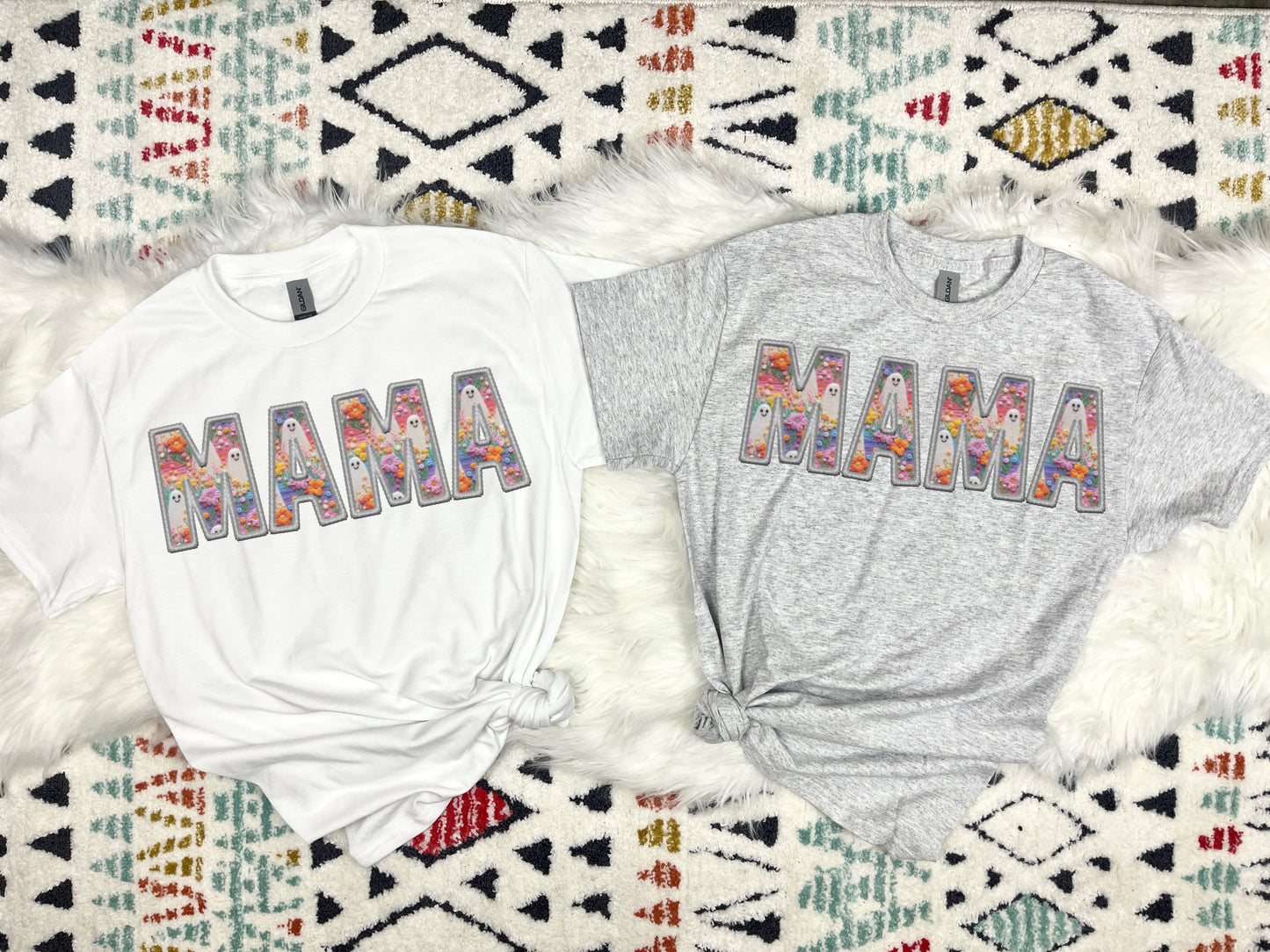 Mama colorful ghosts
