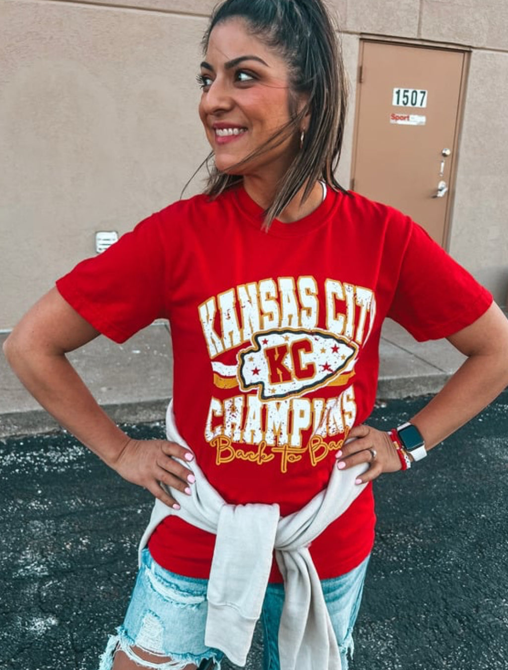 RED KC WORLD CHAMPIONS TEE